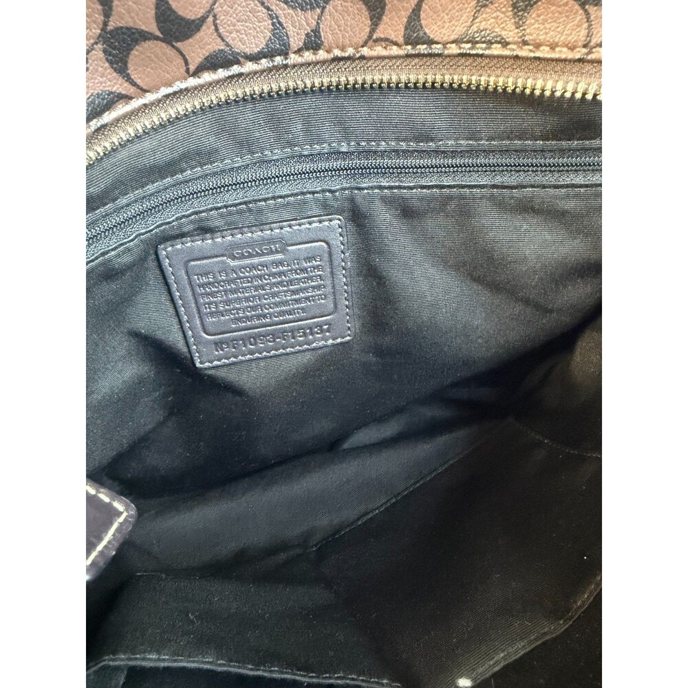 Coach F15137 Chelsea Heritage Stripe Signature C North South Tote AUTHENTICATED - Picture 12 of 16